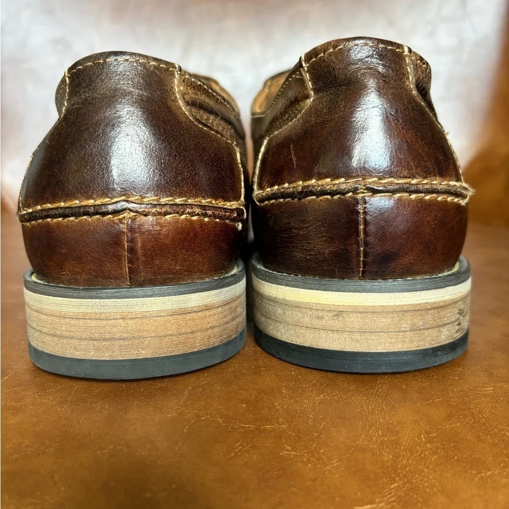 Steve Madden Jagwar Cap Toe Oxford Cognac Brown Leather Preppy Academia  11.5